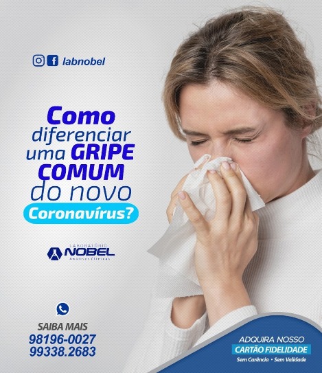 Como diferenciar Gripe Comum do Novo Coronavirus?